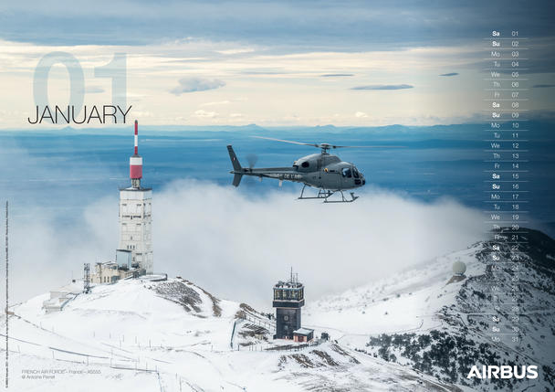 Military helicopters wallpaper – January 2022 Calendrier AH 2022 MILITARY January