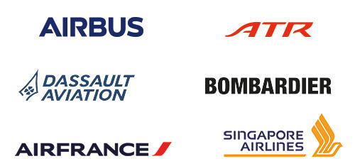 Airbus Atlantic logos clients