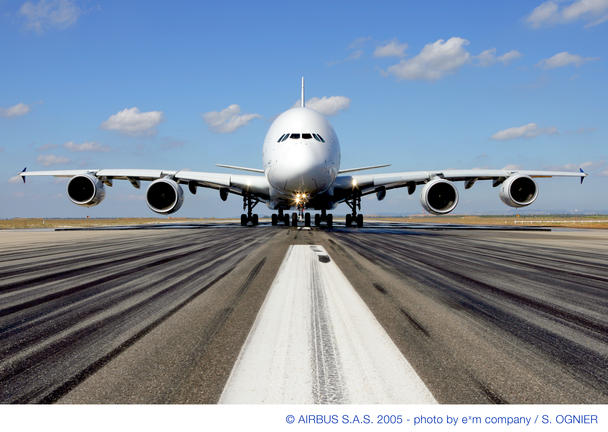 A380 Airbus on the ground