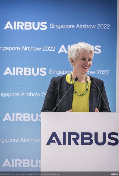 Airbus signs agreement to study hydrogen hub in Singapore - Sabine Klauke