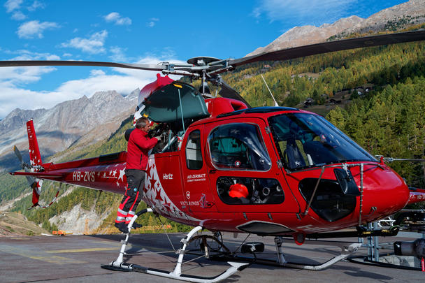 Swiss operator Air Zermatt’s H125 Swiss operator Air Zermatt’s H125