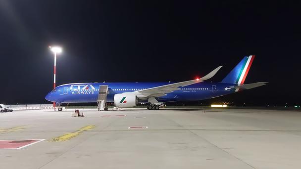 First-ITA Airways -A350 in-Roma © ITA Airways