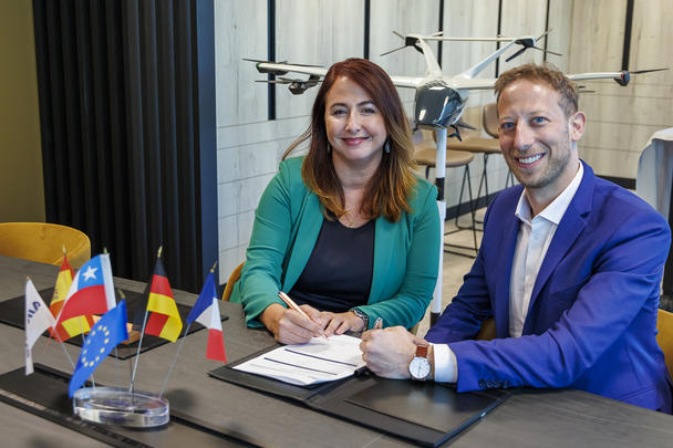 Ecocopter MoU signature Ecocopter MoU signature