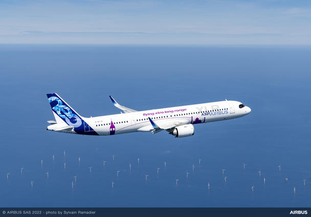 A321XLR First flight - air to air A321XLR First flight - air to air