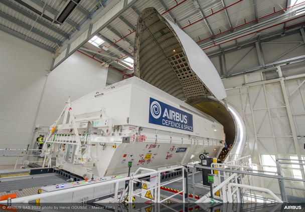 picture: Beluga loading Hotbird in TLS 1