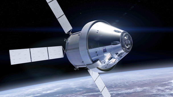 Orion crewed space capsule with European Service Module Copyright : Airbus DS GmbH 2017