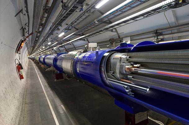 3D cut of the LHC dipole | Copyright: Dominguez, Daniel - CERN
