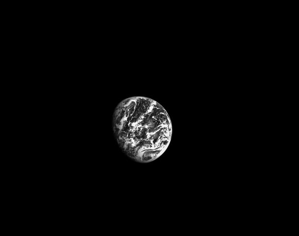 Orion optical navigation camera captures earth_copyright NASA