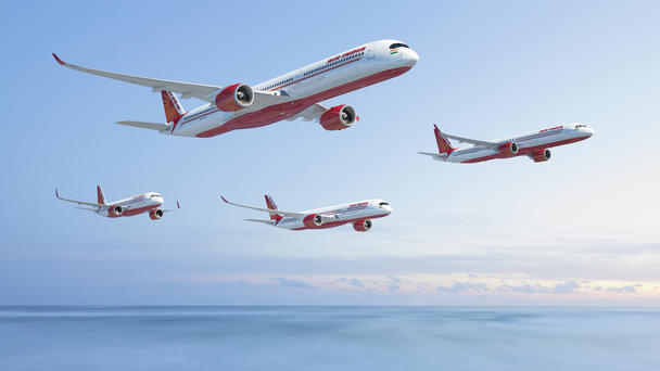 Air India's new Airbus fleet Air India's new Airbus fleet
