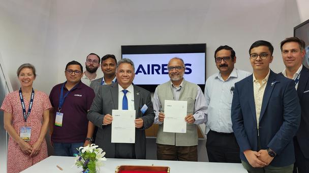 Airbus IISc MoU signing ceremony Airbus IISc MoU signing ceremony