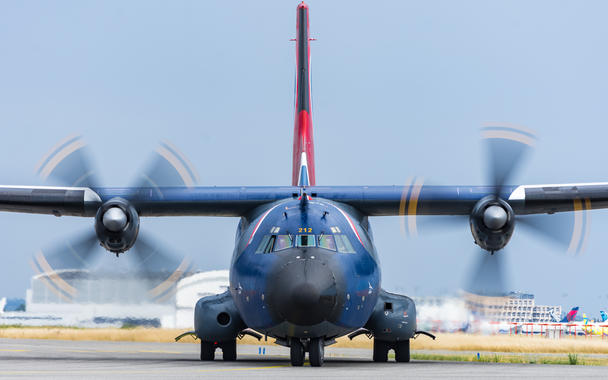 C160 Transall military cargo aircraft