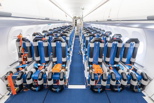 A321XLR passenger heat dummies MSN11080 A321XLR passenger heat dummies