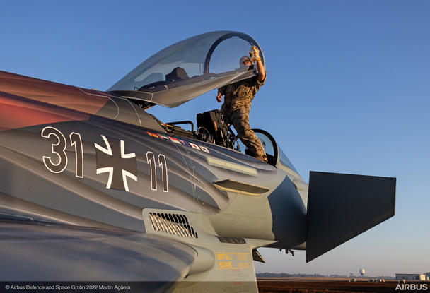 German EF deployment for exercise Rapid Pacific 2022