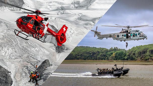 Teaser for Airbus Helicopters calendars I © Swiss Air Rescue Rega and © Largo Photographie