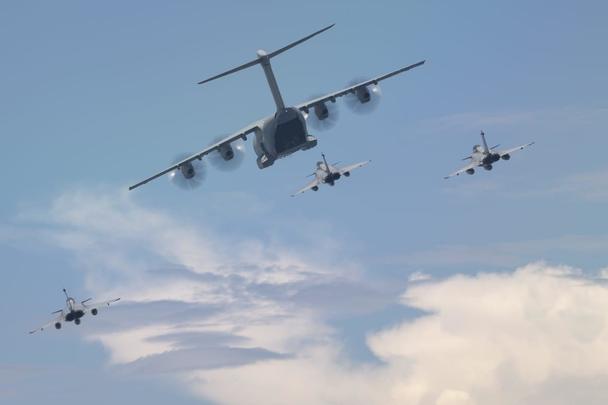 María Perez de Zafra flew one of the A400Ms María Perez de Zafra flew one of the A400Ms