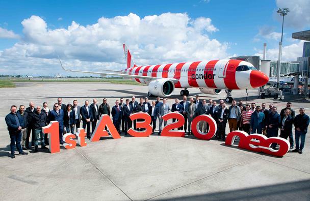 Delivery of Condor’s first A320neo Delivery of Condor’s first A320neo