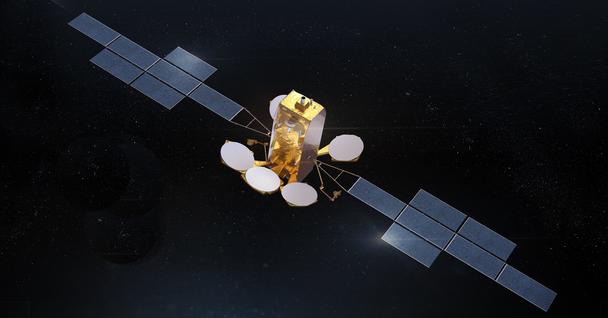 The BADR-8 satellite includes the Airbus TELEO optical communications payload demonstrator, © Airbus The BADR-8 satellite includes the Airbus TELEO optical communications payload demonstrator, © Airbus