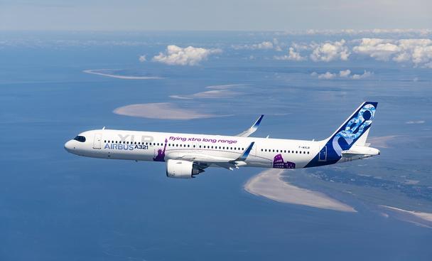 A321XLR in flight A321XLR in flight