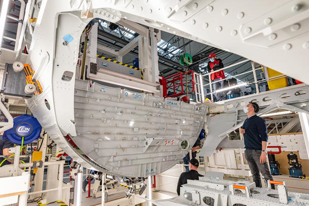 A321XLR - fuselage assembly with RCT A321XLR - fuselage assembly with RCT