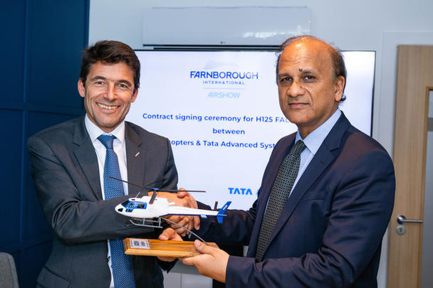 Airbus, Tata Advanced Systems formalise contract for H125 helicopter Final Assembly Line in India Airbus, Tata Advanced Systems formalise contract for H125 helicopter Final Assembly Line in India