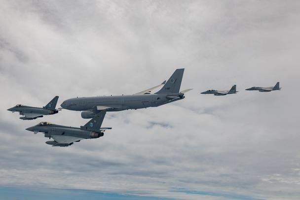 During Pacific Skies the MMU's A330 MRTT fleet conducted air-to-air refuelling with international receivers and worked with multi-domain command and control systems. Copyright: Luftwaffe During Pacific Skies the MMU's A330 MRTT fleet conducted air-to-air refuelling with international receivers and worked with multi-domain command and control systems. Copyright: Luftwaffe