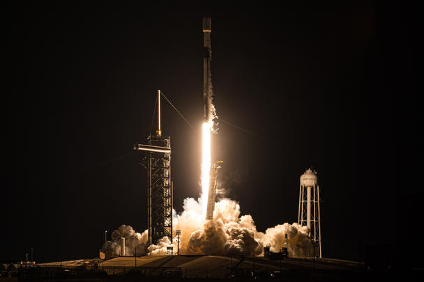 SpainSatNG-I launch copyright © SpaceX 2025 Airbus-built SpainSat NG-I satellite launch from a Falcon 9 - © SpaceX 2025