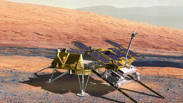 Artist view: Exomars lander Artist view of ExoMars Lander 1