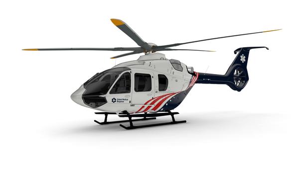 Digital rendering of GMR's Airbus H140 Digital rendering of GMR's Airbus H140
