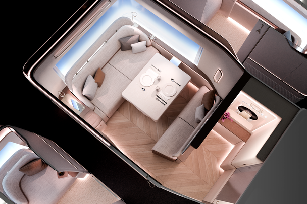 A350-1000 suite render A350-1000 suite render