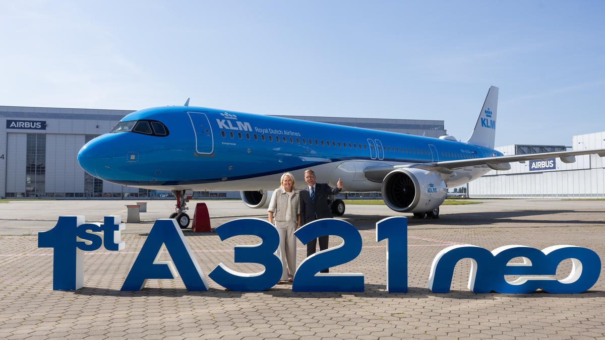 KLM takes delivery of its first Airbus A321neo aircraft | Airbus