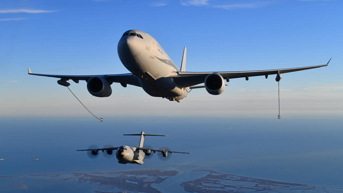 Airbus A330 MRTT'nin güvenlik sağlamaya ve yardım ulaştırmaya nasıl yardımcı olduğu