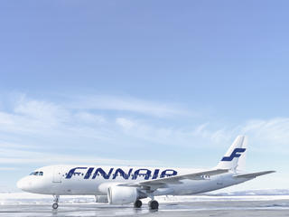 Finnair A320 runway