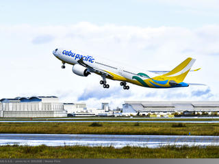 Cebu Pacific receives first A330neo - Ferry Flight