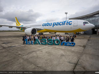 Cebu Pacific receives first A330neo - Group Photo
