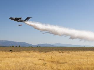 Airbus successfully tests firefighting kit on A400M