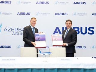Order signature ceremony Azerbaiijan Airlines