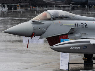 Paris Airshow 2023 - Eurofighter on static display