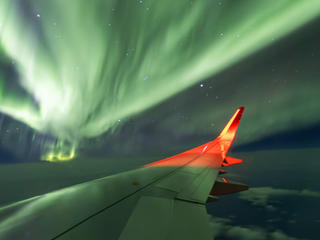 A321XLR northen light