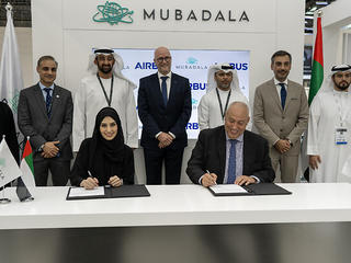 Mubadala and Airbus partnership signature - DAS 2023 Mubadala and Airbus partnership signature - DAS 2023