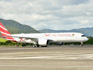 First A350 Air Mauritius
