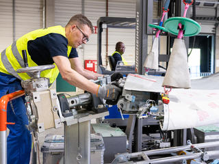 Airbus-Logistik-production supply operator (Bereitsteller)