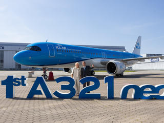 First A321neo delivery to KLM