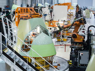 assemblage robotise fuselage avant a320
