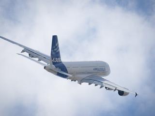 Airbus A380 taking off