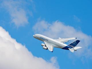 Airbus A380 in flight