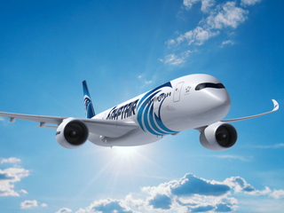 Airbus A350-900 Egyptair rendering 