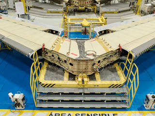 First horizontal stabiliser for the A350F freighter in Spain