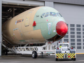 A350F section 11-14 arriving at station 59