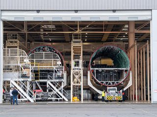 A350F section 15-21 arriving at station 59