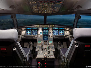 Airbus Full Flight Simulator Cockpit